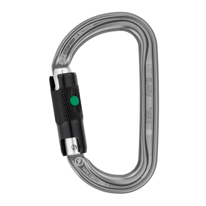 PETZL Am'D Ball-Lock, Sicherungskarabiner PETZL Am'D Ball-Lock, Sicherungskarabiner