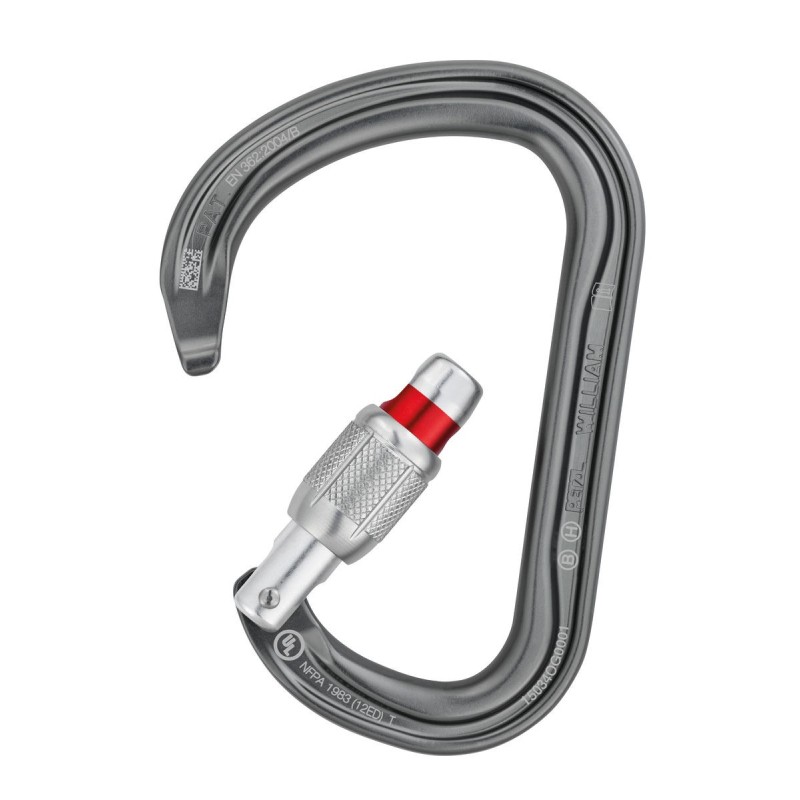 PETZL William Screw-Lock, HMS Karbiner PETZL William Screw-Lock, HMS Karbiner