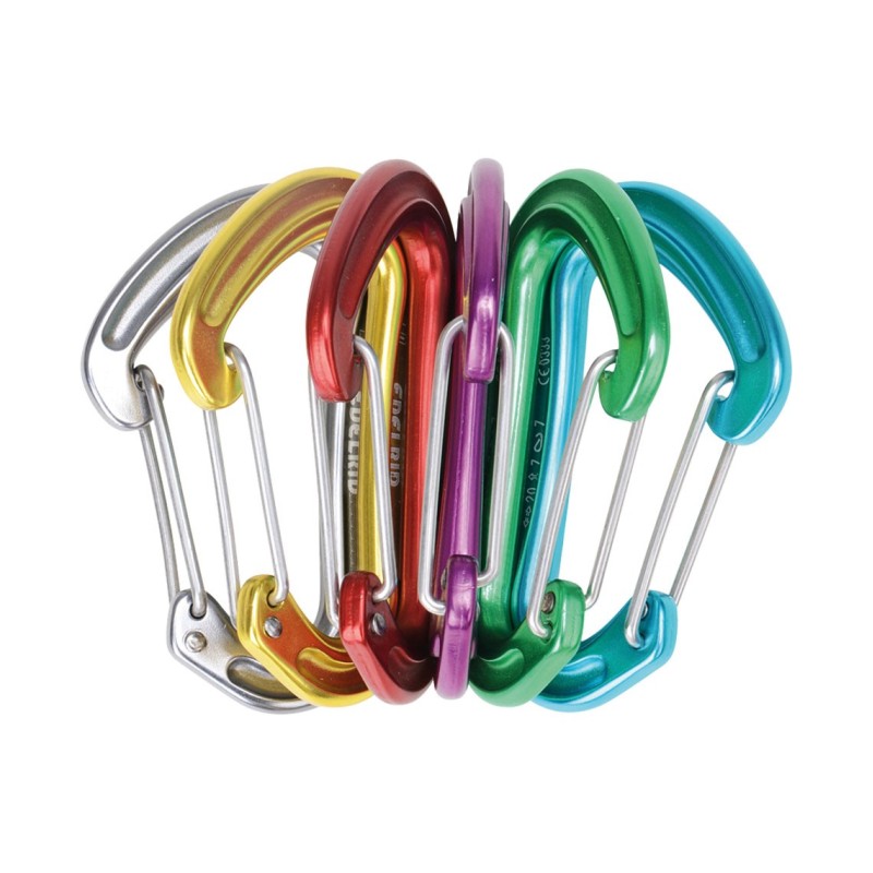 Ultraleichte Karabiner von Edelrid im 6er Pack Ultraleichte Karabiner von Edelrid im 6er Pack